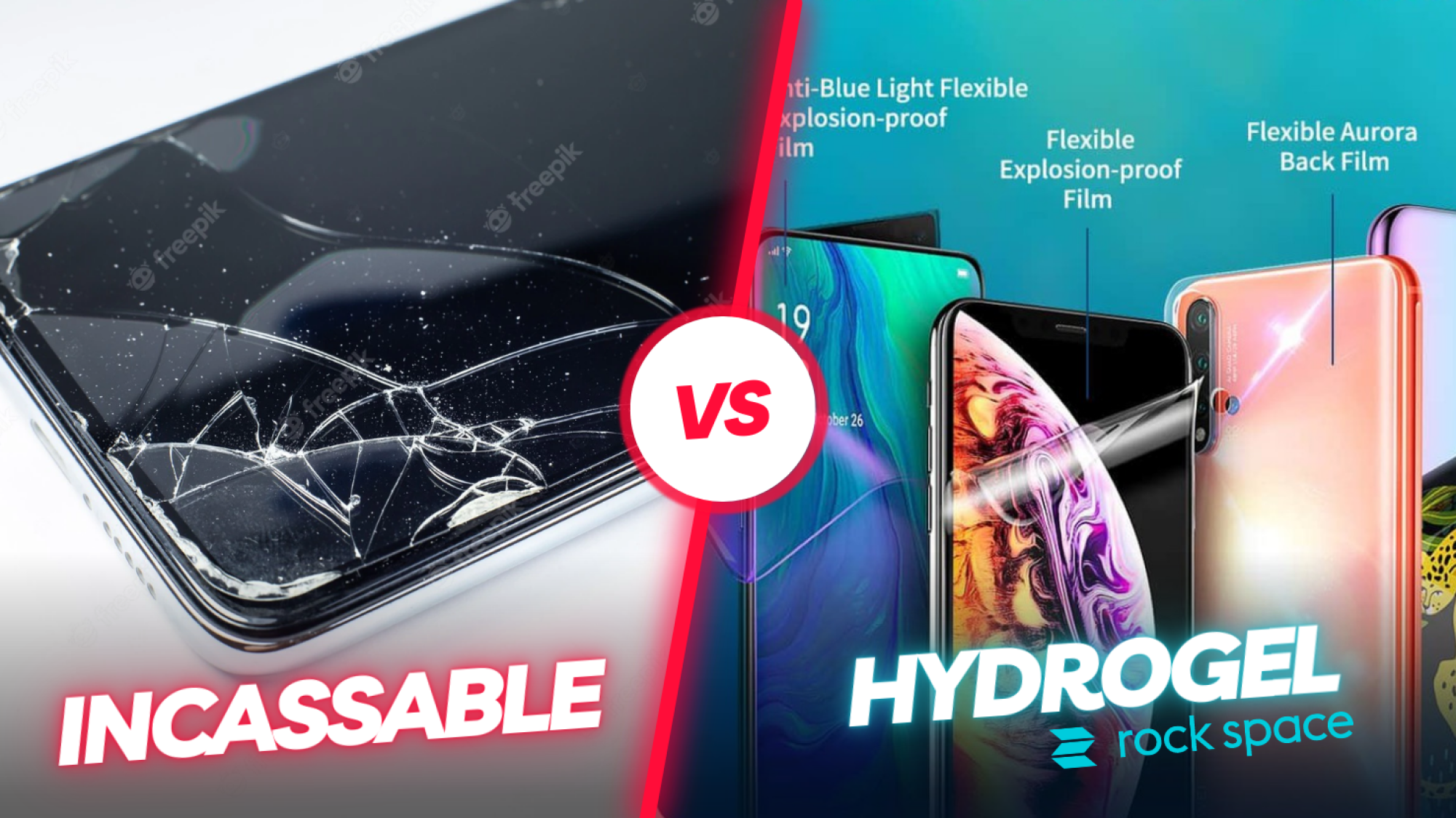 Incassable vs Hydrogel